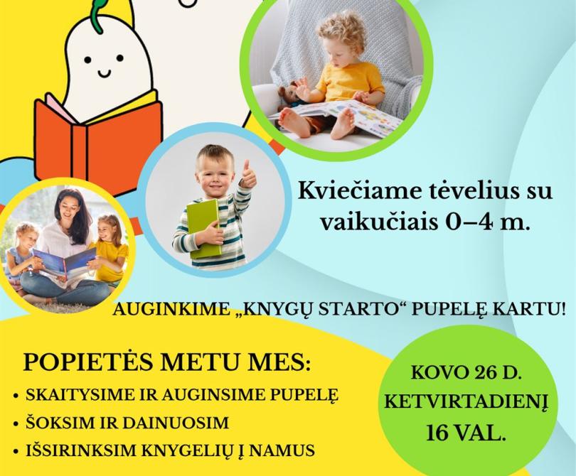 Auginkime „Knygų starto“ pupelę kartu!