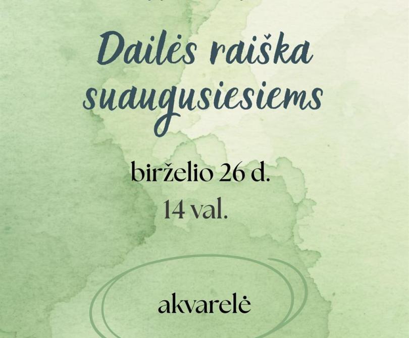Dailės raiška suaugusiesiems