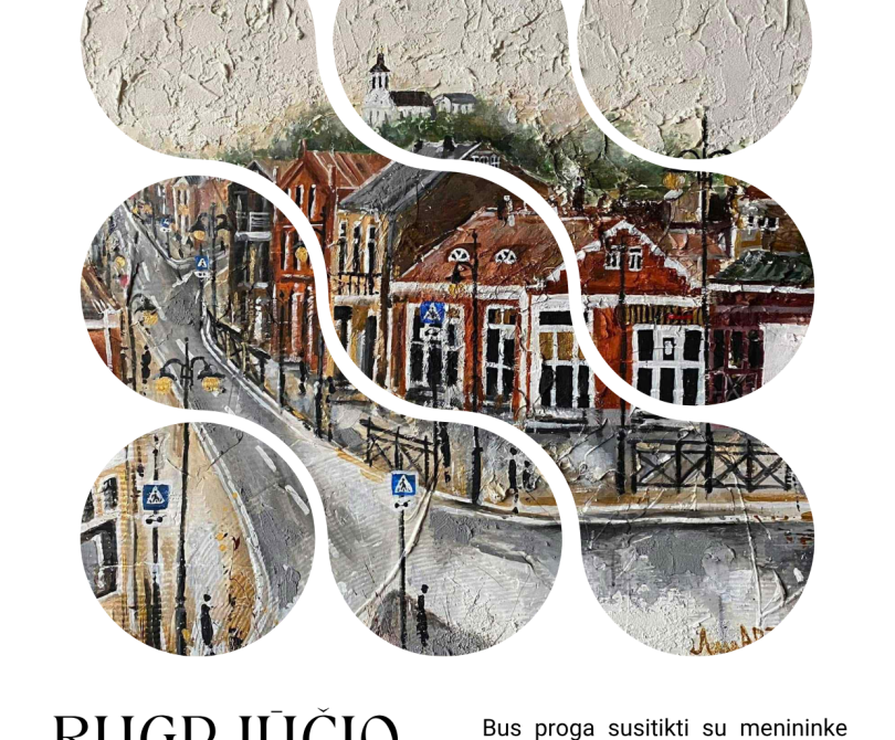 Augustės Kairytės tapybos darbų parodos atidarymas 