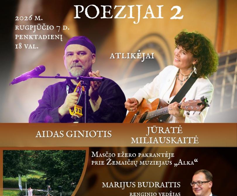 Dainuojamosios poezijos festivalis „Dainos reveransas poezijai 2“