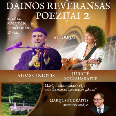 Dainuojamosios poezijos festivalis „Dainos reveransas poezijai 2“