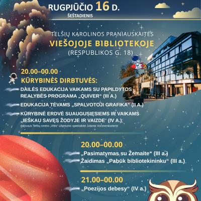 Turizmo naktis bibliotekoje