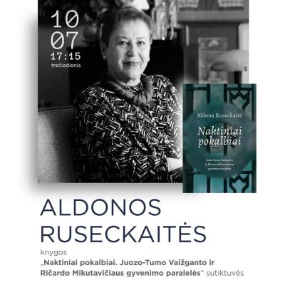 Rašytojos Aldonos Ruseckaitės knygos „Naktiniai pokalbiai“ sutiktuvės