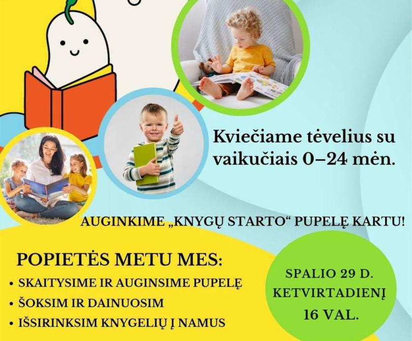 Kviečiame susitikti skaitymo popietėje