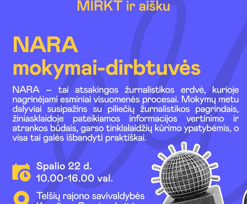 Spalio 24–31 d. vyks Medijų ir informacinio raštingumo savaitė (MIRKT)