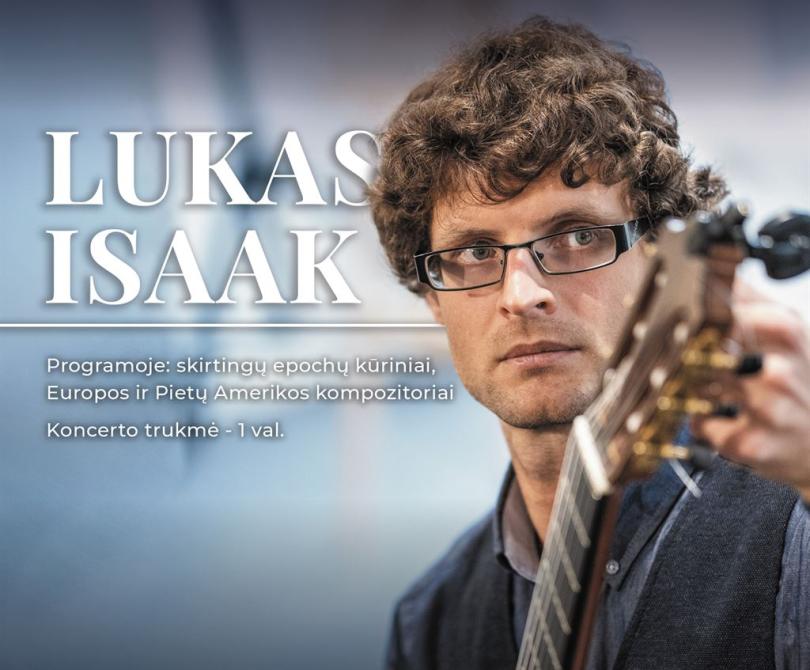 Luko Isaak klasikinės gitaros koncertas