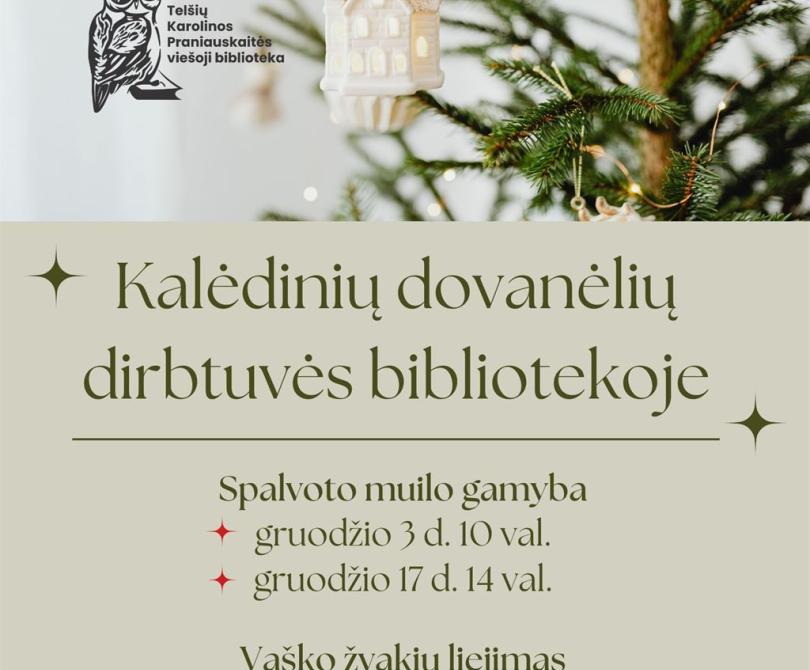 Kalėdinių dovanėlių dirbtuvės 
