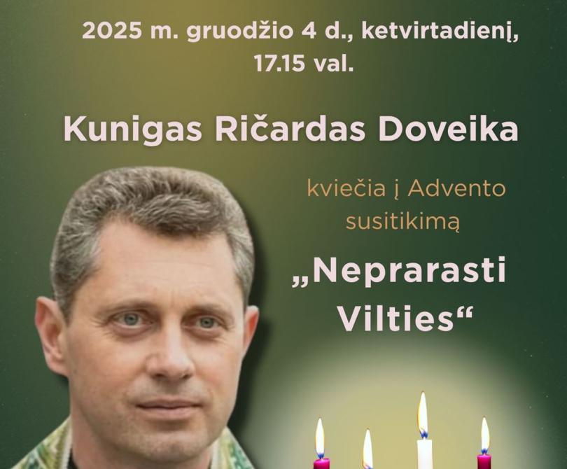 Susitikimas su kunigu Ričardu Doveika