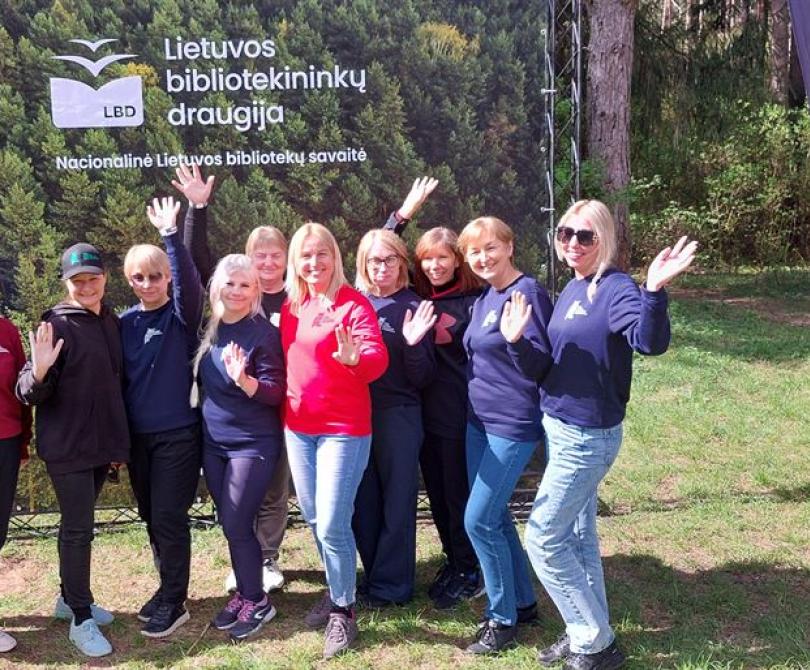 Bibliotekininkų žygis Neries regioniniame parke