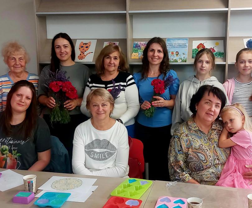 Edukacinis užsiėmimas „Spalvoto muilo gamyba“