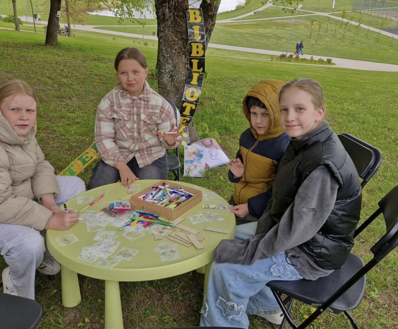 Bibliotekos edukacija ant Zakso kalno