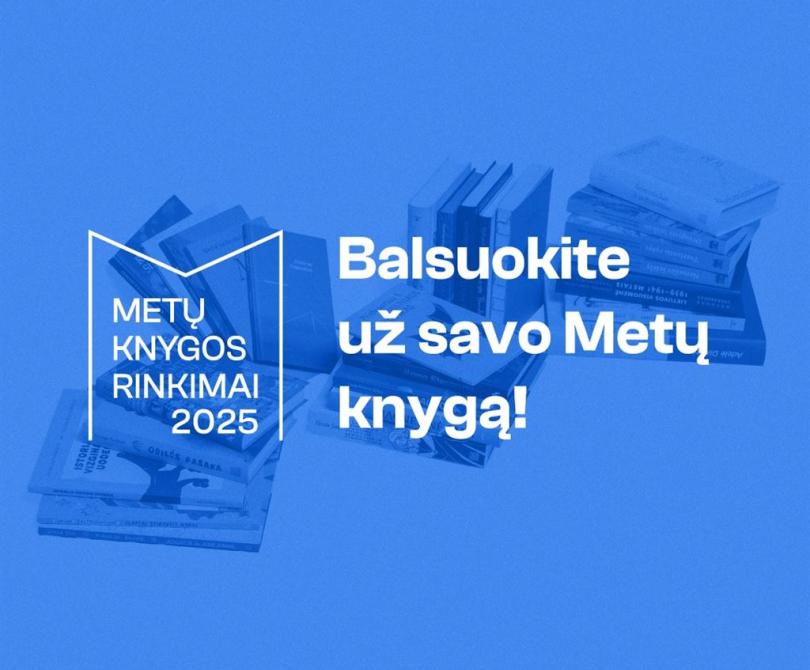 „METŲ KNYGOS RINKIMŲ 2025“ nominantai: laimėtojus rinks skaitytojai