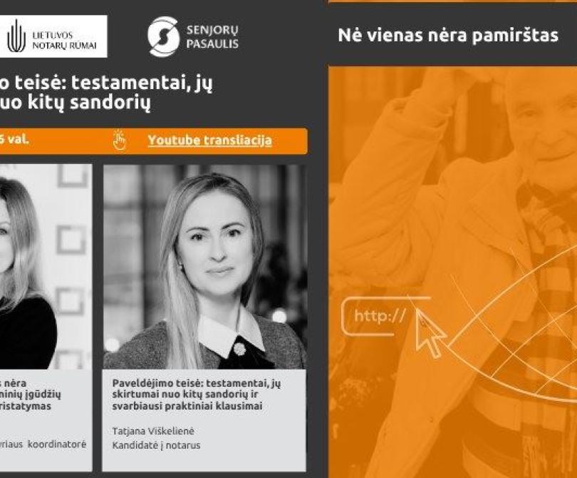Projektas „Nė vienas nėra pamirštas“ kviečia į paskaitą