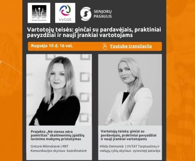 Projekto „Nė vienas nėra pamirštas“ paskaita