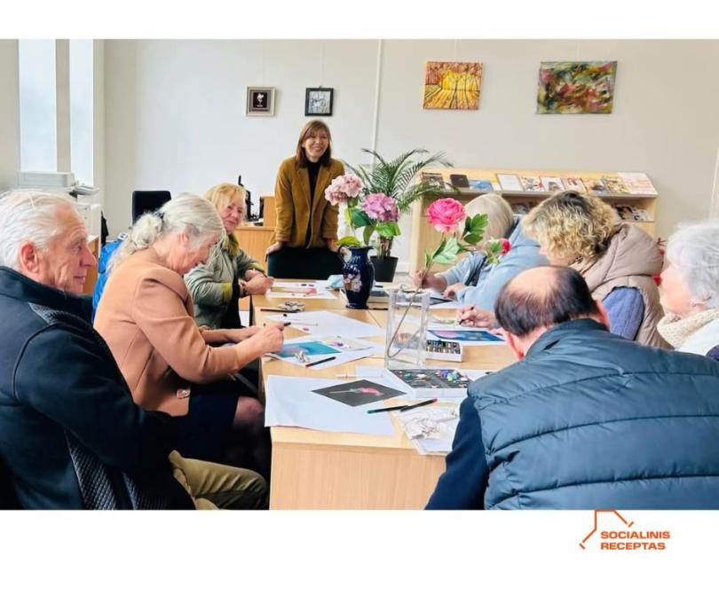 Iniciatyvos „Socialinis receptas“ įgyvendinimas mūsų bibliotekoje