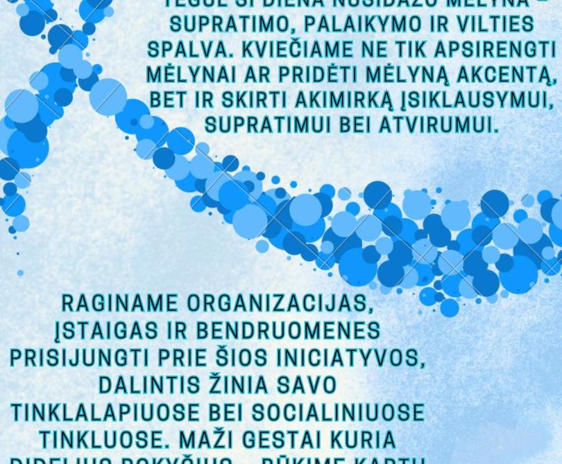 Pasaulinė autizmo supratimo diena