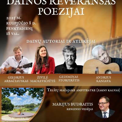 „Dainos reveransas poezijai“