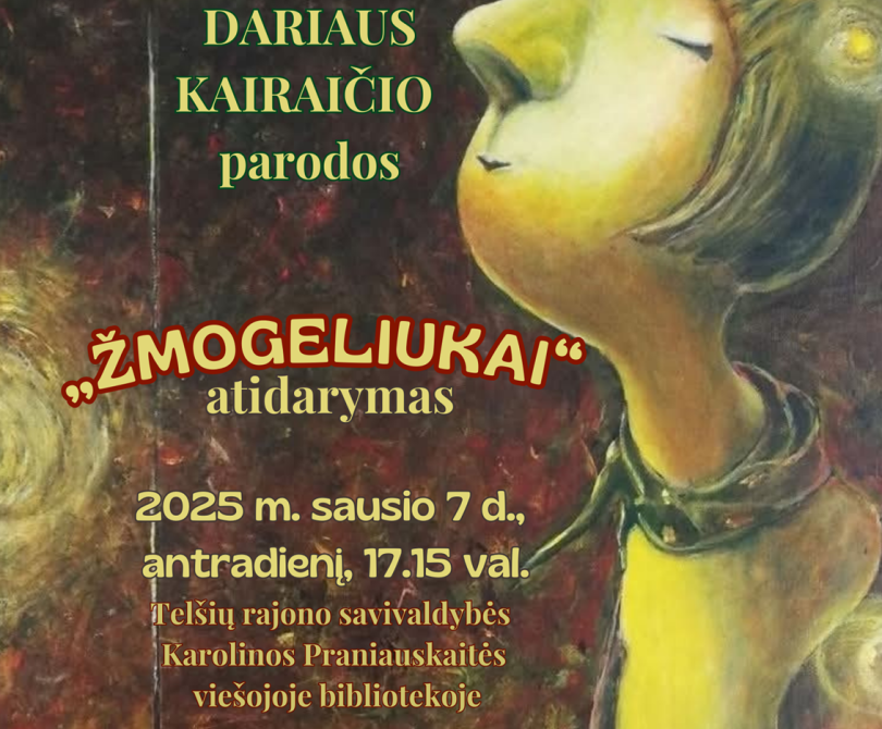 Dariaus Kairaičio tapybos darbų parodos „Žmogeliukai“ atidarymas