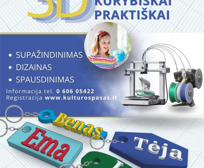 Edukacinis užsiėmimas „Originaliai, kūrybiškai, praktiškai“