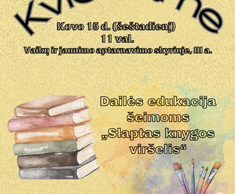 Dailės edukacija šeimoms