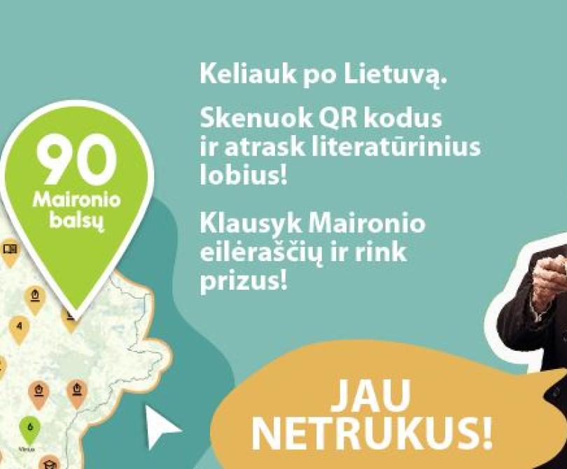 Jau netrukus startuos projektas „90 Maironio balsų“!