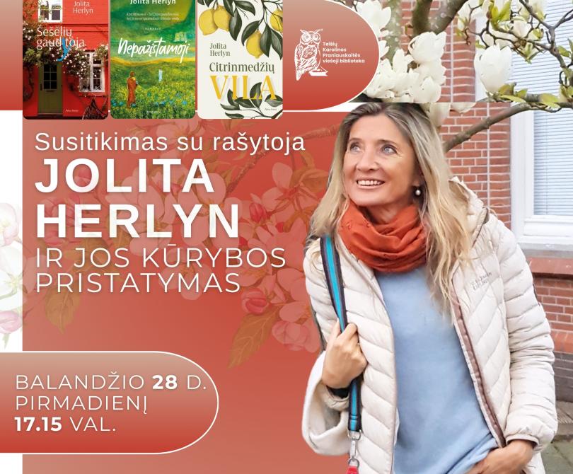 Susitikimas su rašytoja Jolita Herlyn