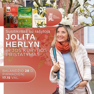 Susitikimas su rašytoja Jolita Herlyn