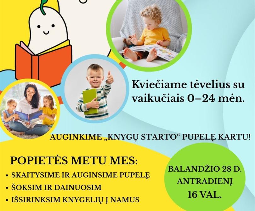 Auginkime „Knygų starto“ pupelę kartu!
