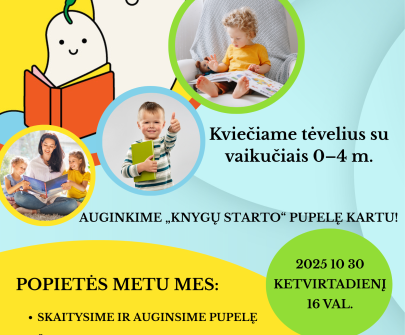 Auginkime „Knygų starto“ pupelę kartu!