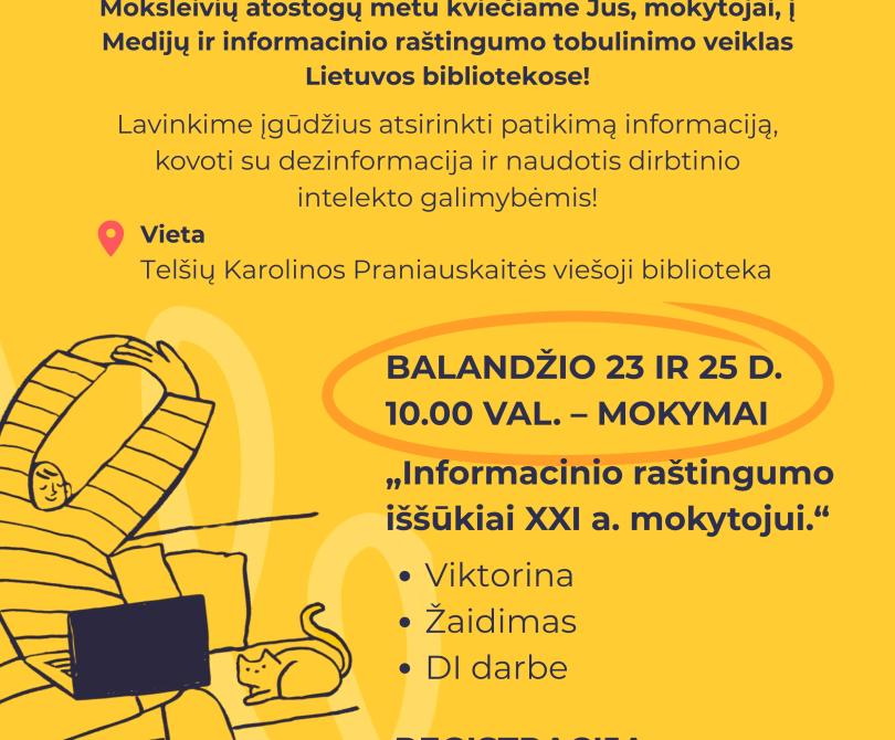 Mokytojams – MIRKT veiklos