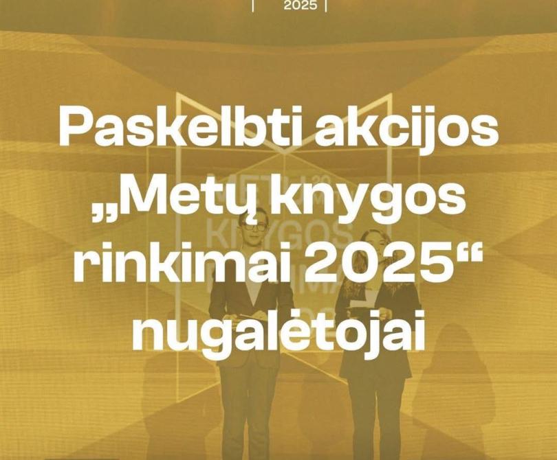 „Metų knygos rinkimų 2025“ laureatai