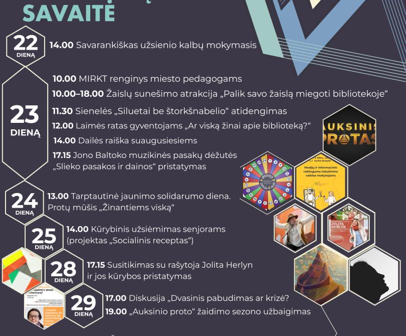 Nacionalinė Lietuvos bibliotekų savaitė Telšiuose