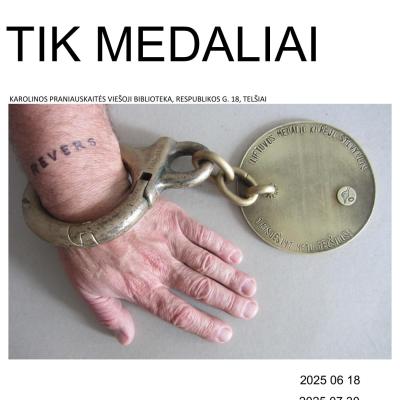 Profesoriaus Romualdo Inčirausko medalių parodos „Tik medaliai“ pristatymas