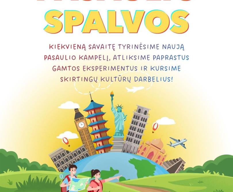 Moksleiviams skirtas būrelis „Pasaulio spalvos“