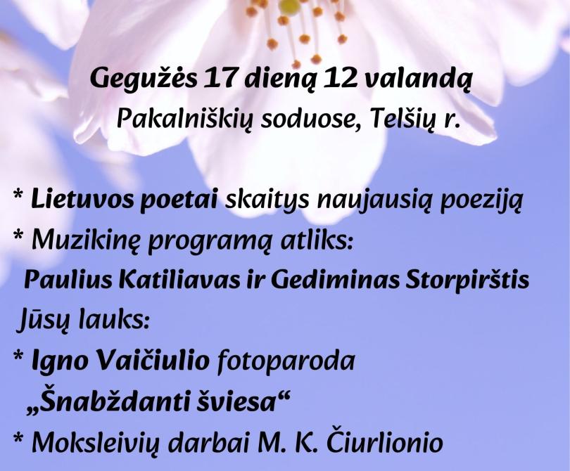 25-oji Poezija sodų žydėjime 
