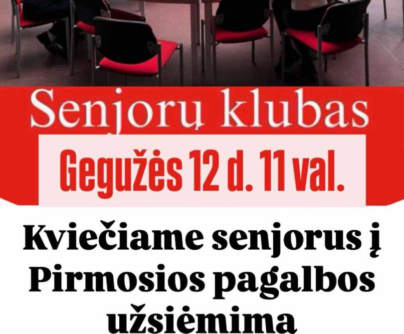 Senjorų klubo susitikimas