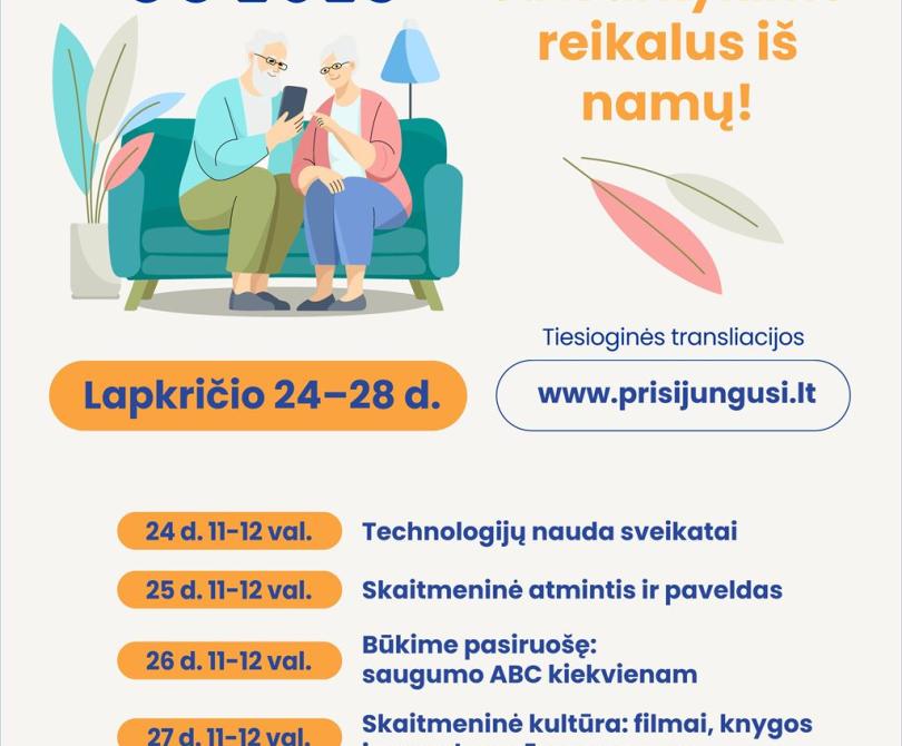 „Senjorų dienos internete 2025“