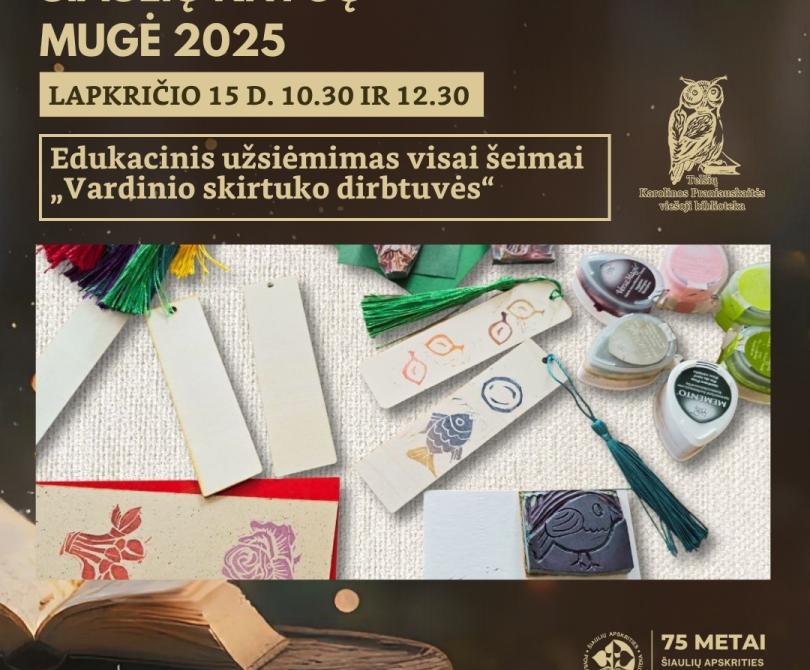 Kviečia Šiaulių knygų mugė