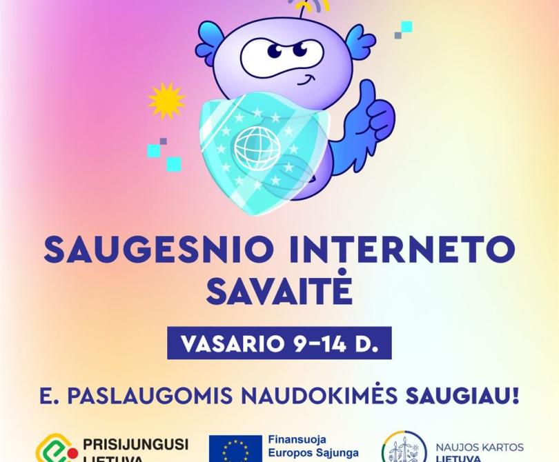 Vasario 9–14 d. – Saugesnio interneto savaitė