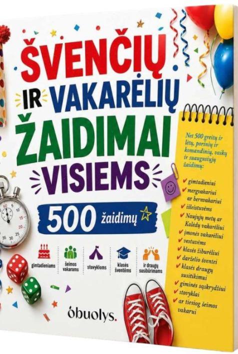 Švenčių ir vakarėlių žaidimai visiems