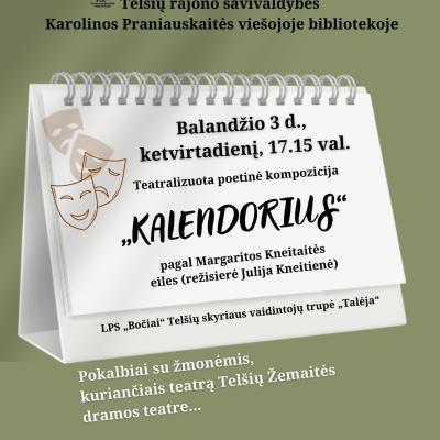 Teatralizuota poetinė kompozicija „Kalendorius“