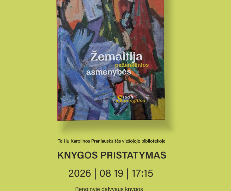 „Žemaitija paženklintos asmenybės“ knygos pristatymas – Telšiuose