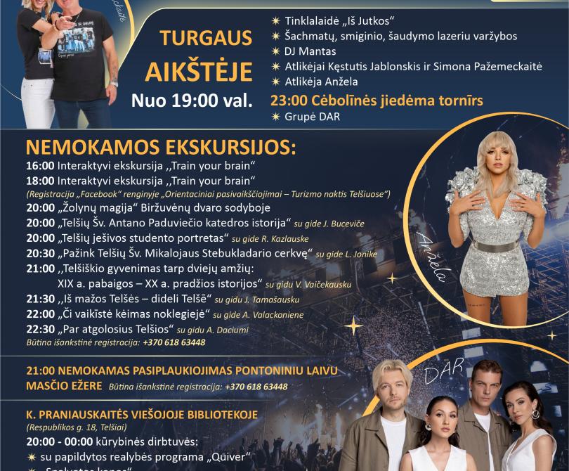 Turizmo naktis Telšiuose 2025