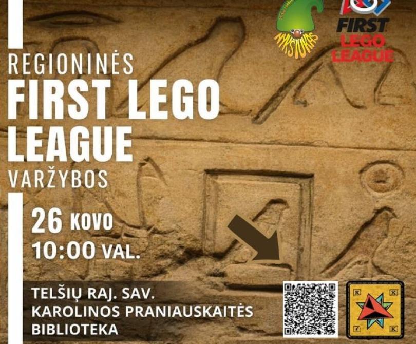 Bibliotekoje – regioninės FIRST LEGO LEAGUE (FLL) varžybos