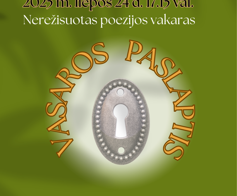 Poezijos skaitymo vakaras „Vasaros paslaptis“