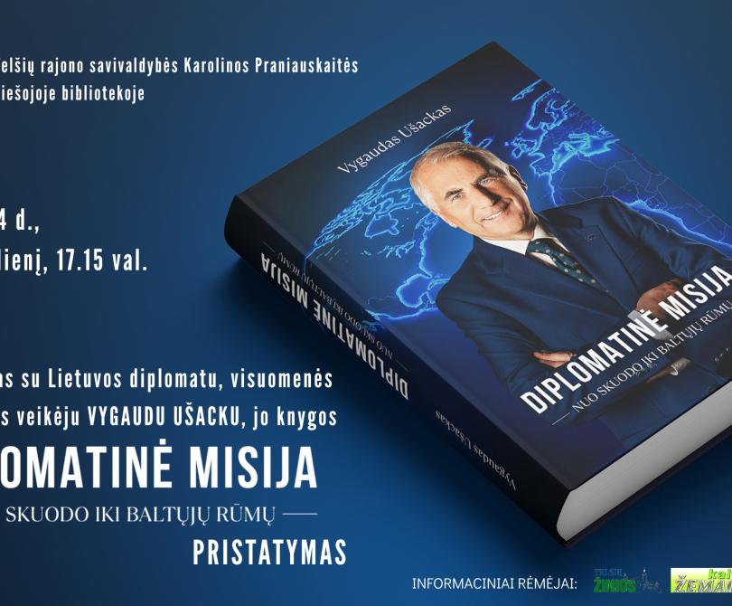 Susitikimas su Lietuvos diplomatu, visuomenės ir politikos veikėju Vygaudu Ušacku