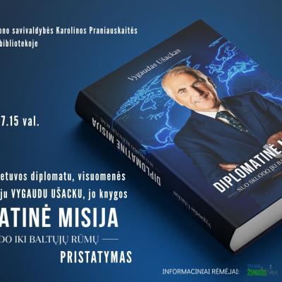 Susitikimas su Lietuvos diplomatu, visuomenės ir politikos veikėju Vygaudu Ušacku