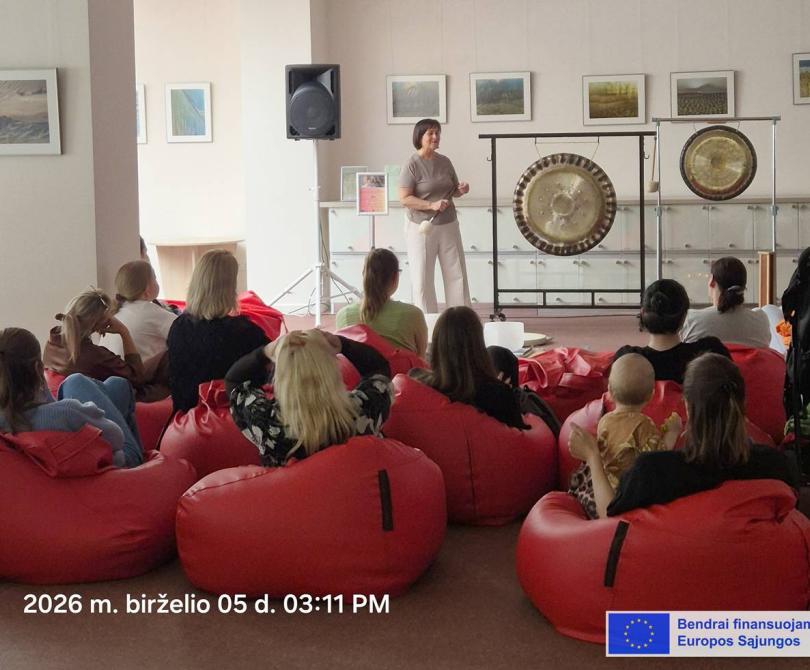Birželio 5 d. startavo muzikos terapijos užsiėmimai