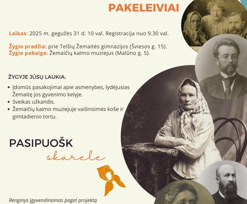 Pažintinis žygis „Žemaitės gyvenimo pakeleiviai“