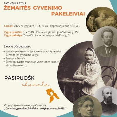 Pažintinis žygis „Žemaitės gyvenimo pakeleiviai“